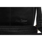 Torba listonoszka, czarna, skórzana, Peterson