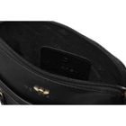 Torba listonoszka, czarna, skórzana, Peterson