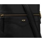 Torba listonoszka, czarna, skórzana, Peterson