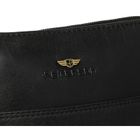 Torba listonoszka, czarna, skórzana, Peterson