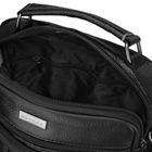 Torba listonoszka, czarna, skórzana, Rovicky