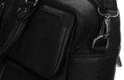 Torba na laptopa, czarna, skórzana, Cedar