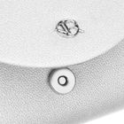 Torebka kopertówka, srebrna, skóra ekologiczna, Rovicky