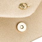 Torebka kopertówka, złota, brokatowa, Rovicky