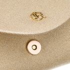 Torebka kopertówka, złota, brokatowa, Rovicky