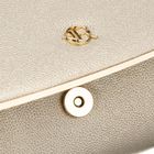 Torebka kopertówka, złota, skóra ekologiczna, Rovicky