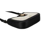 Torebka listonoszka, beżowa, skórzana, Peterson