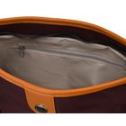 Torebka listonoszka, bordowa, skóra ekologiczna, Peterson