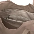 Torebka shopper, beżowa, poliester, Peterson