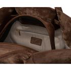 Torebka shopper, brązowa, skóra ekologiczna, Peterson