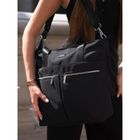 Torebka shopper, czarna, Peterson