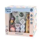 Trefl, Bobaski i Miś, labirynt z drewnianymi koralikami