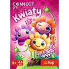 Trefl, Connect, klocki konstrukcyjne z grą, kwiaty