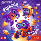 Trefl, Gra Connect, gra zręcznościowa, klocki pojazdy