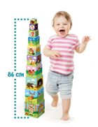 Trefl, Kostki do układania, Stacking Cubes, Na wsi, piramida