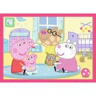 Trefl, Peppa uwielbia przygody, puzzle 4w1