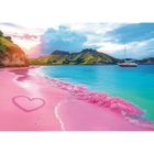 Trefl, Pink Tropical Beach, USA, puzzle, 1000 elementów