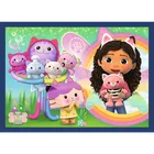 Trefl, Premium Plus Kids, Koci Domek Gabi, Kocie harce, puzzle, 4-88 elementów