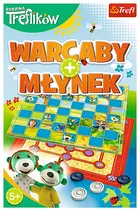 Trefl, Rodzina Treflików, Warcaby + Młynek, zestaw gier