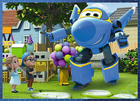 Trefl, Super Wings, Odlotowa paczka, 4w1, puzzle, 12, 15, 20, 24 elementy
