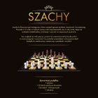 Trefl, szachy drewniane, gra logiczna