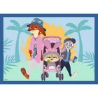 Trefl, Zwierzogród 2, Zootopia pełna przygód, puzzle 4w1