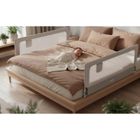 Tulano, Cover 30, barierka ochronna na łóżko, white-grey, 200 cm