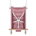 Tulano, Hop 40, huśtawka leżaczek, pink-grey