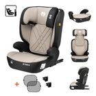 Tulano, Joy 45, I-Size, fotelik samochodowy dla dzieci, 2w1, beige, 100-150 cm