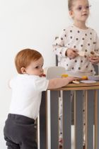 tupti.wood, blat do małego bujaka montessori, szary