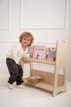 tupti.wood, L, biblioteczka, regał montessori