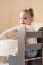 tupti.wood, stolik + krzesełko, szare