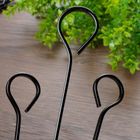 Vaggan, szpikulce do szaszłyków, stalowe, czarne, 31.5 cm, 8 szt.