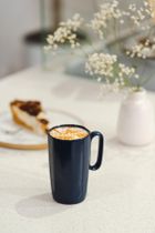 Vialli Design, dwa kubki ceramiczne z uszkiem, 330 ml, Fuori granatowe