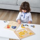 Viga, Kogut, puzzle na podkładce z uchwytami