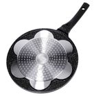 Vilde, Black Line, patelnia do jajek granitowa, 7 otworów, 26 cm