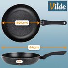 Vilde, Black Line, patelnia granitowa, 26 cm