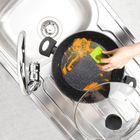 Vilde, Black line, patelnia granitowa głęboka ze szklaną pokrywką, 28 cm, 3,5 l