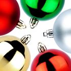 Vilde, bombki choinkowe, nietłukące, srebrne, czerwone, złote, zielone, 6 cm, 50 szt.