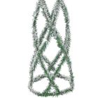 Vilde, choinka świecąca stożek ośnieżona, 40 LED, 84 cm