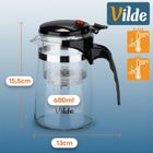 Vilde, dzbanek z zaparzaczem spustowym do herbaty, szklany, 600 ml