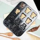 Vilde, forma do ciastek, granitowa, misie, 35-26,5 cm