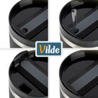 Vilde, kubek termiczny, stalowy, czarny z uchwytem, 1,2l