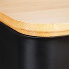 Vilde, maselniczka stalowa, czarna