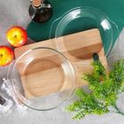 Vilde, naczynie żaroodporne z pokrywką, szklane, 2 l+750 ml