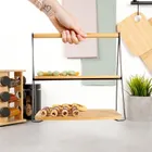 Vilde, patera bambusowa, 2-piętrowa, 28-20-27,5 cm