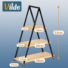 Vilde, patera bambusowa, 3-piętrowa, 53 cm