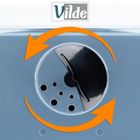 Vilde, pojemnik na warzywa i owoce, z pokrywką, czarny, 12 l