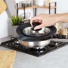 Vilde, pokrywka szklana silikonowa, uniwersalna, 16/18/20 cm