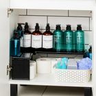 Vilde, półka kuchenna, narożna, czarna, 47-32-15,5 cm